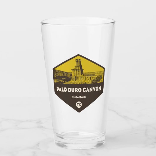 パロデュロキャニオン州パークテキサス州 タンブラーグラス (正面)