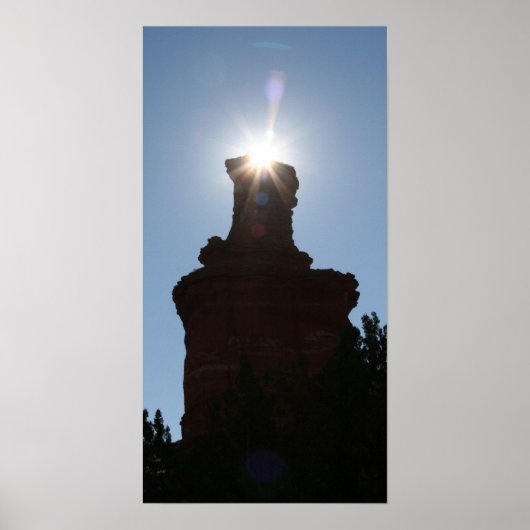 パロドゥラキャニオンのライトハウスロックフォーメーション ポスター (正面)