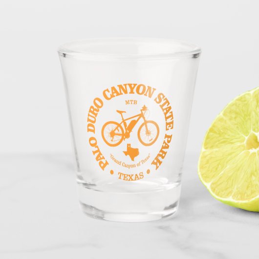 パロドゥロキャニオン州パーク(サイクリング) ショットグラス (正面)