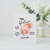 パロマレシピカクテルミクソロジー ポストカード (スタンド正面)