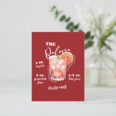 パロマレシピカクテルミクソロジー ポストカード (スタンド正面)