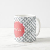 パロマ千鳥格子のモノグラムマグカップ コーヒーマグカップ (正面右)