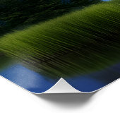 パロミノのベルギーホースの下の紫の星空 ポスター (コーナー)