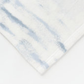 パロミノアパロオーサの雪の馬 フリースブランケット (角)