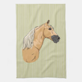 パロミノテネシー歩くホース3 キッチンタオル (縦)