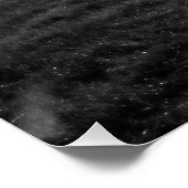 パロミノピントホースウマ科のアットサンライズB&W写真 ポスター (コーナー)