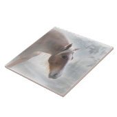 パロミノホースインスノーホリデータイル タイル (側面)