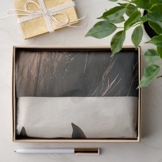 パロミノホースポートレートイラストレーションデクページ 薄葉紙 (ギフト)