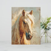 パロミノホースポートレートスクラップブック紙 (スタンド正面)