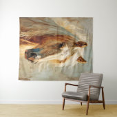 パロミノホースポートレート タペストリー (インサイチュ(横))