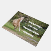 パロミノホース ドアマット (アングル)