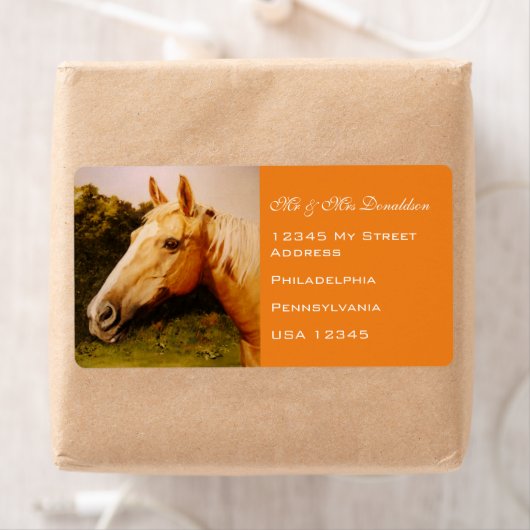 パロミノホース ラベル (インサイチュ)