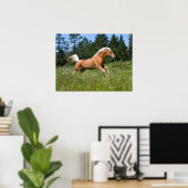 パロミノランニングウマの森を抜けて ポスター (ホームオフィス)