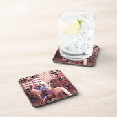 パロミノロデオアメリカ国旗の馬 コースター (右側)