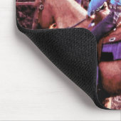 パロミノロデオアメリカ国旗の馬 マウスパッド (コーナー)