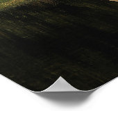 パロミノ放牧バイレイクリフレクション ポスター (角)