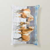 パロミノ絵を描ピントクォーターウマ アクセントクッション (裏面(縦))