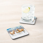 パロミノ絵を描ピントクォーターウマ コースター (右側)