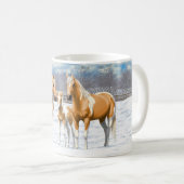 パロミノ絵を描ピントクォーターウマ コーヒーマグカップ (正面右)