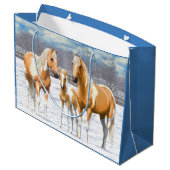 パロミノ絵を描ピントクォーターウマ ラージペーパーバッグ (裏面アングル)