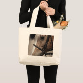 パロミノ馬の手綱 ラージトートバッグ (正面(商品))