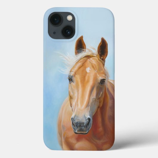パロミノ馬の馬乗り愛好家iPhone / iPadケース Case-Mate iPhoneケース (裏面)