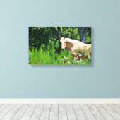 パロミノ馬写真キャンバスプリント キャンバスプリント (インサイチュ (ウッドフロア))