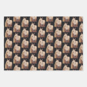 パロミノ馬芸ギフトラッピング紙シート ラッピングペーパーシート (正面)