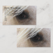 パロミノ馬靴エーカー 名刺 (正面/裏面)