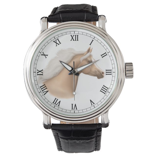 パロミノ・アラビア馬時計 腕時計 (正面)
