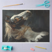 パロ威厳のあるミランニングノの馬のデコパージュ 薄葉紙 (クラフト)