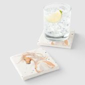 パロ絵を描ミノホースバイビハレ ストーンコースター (横)