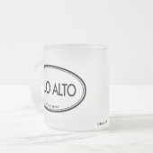 パロ・アルト、カリフォルニア フロストグラスマグカップ (正面左)