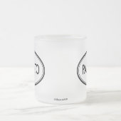 パロ・アルト、カリフォルニア フロストグラスマグカップ (中央)