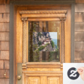 パロ・タッサン:タイガーの巣の修道院 – ブータン ウィンドウサイン (ホームデコレーション)