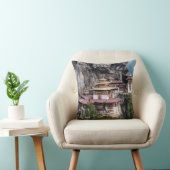 パロ・タッサン:タイガーの巣の修道院 – ブータン クッション (椅子)