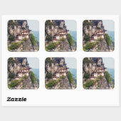 パロ・タッサン:タイガーの巣の修道院 – ブータン スクエアシール (シート)