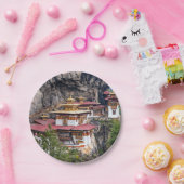 パロ・タッサン:タイガーの巣の修道院 – ブータン ペーパープレート (パーティー)