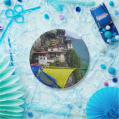 パロ・タッサン:タイガーの巣の修道院 – ブータン ペーパープレート (パーティー)