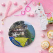 パロ・タッサン:タイガーの巣の修道院 – ブータン ペーパープレート (パーティー)