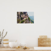 パロ・タッサン:タイガーの巣の修道院 – ブータン ポスター (キッチン)