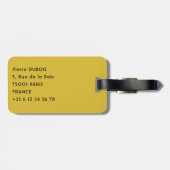 パロ・タッサン：タイガーの巣の修道院 – ブータン ラゲッジタグ (裏面横)