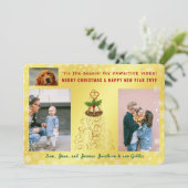 パワおもしろいイティブ犬猫かわいい金の3枚の写真 シーズンカード (スタンド正面)