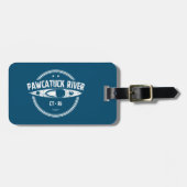 パワカックリバーConnecticutロードアイランドカヤック ラゲッジタグ (正面横)