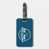 パワカックリバーConnecticutロードアイランドカヤック ラゲッジタグ (裏面縦)