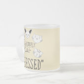 「パワシズムの猫が取り憑かれた」 フロストグラスマグカップ (正面左)