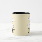 「パワシズムの猫が取り憑かれた」 マグカップ (中央)