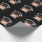 パワソドッおもしろいク素晴らしプンダークBG ラッピングペーパー (角)