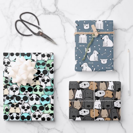 パワソフドッグパレード ラッピングペーパーシート (正面)