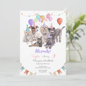 パワティ!ドッグスバースデーパーティー 招待状 (スタンド正面)